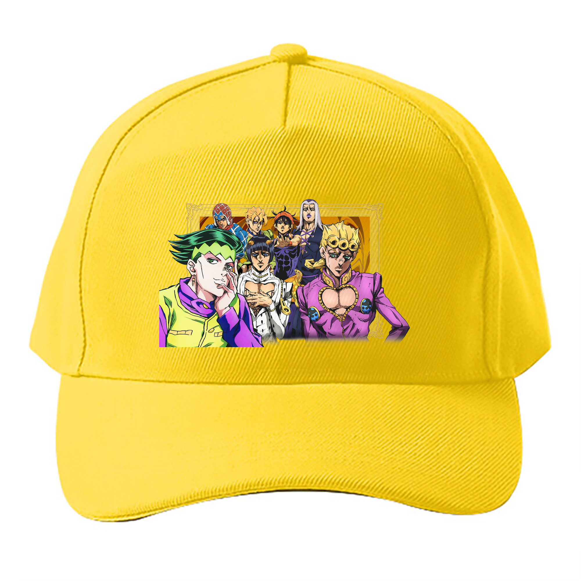 （画像用） ジョジョの奇妙な冒険 ジョルノ?ジョバァーナ JoJo's Bizarre Adventure Giorno Giovanna ベースボールキャップ 綿100％ 男女兼用 帽子 スポーツ